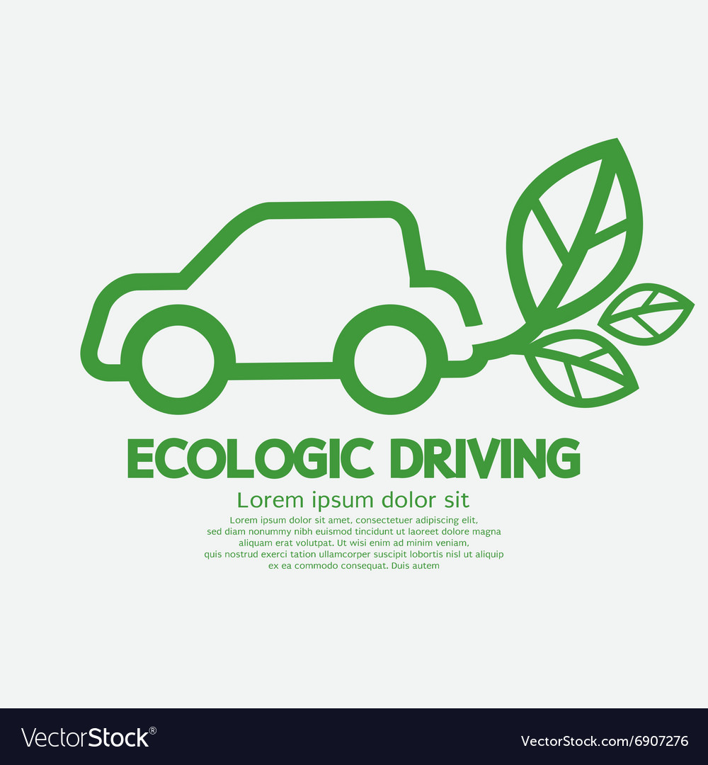 Ecologic driving concept