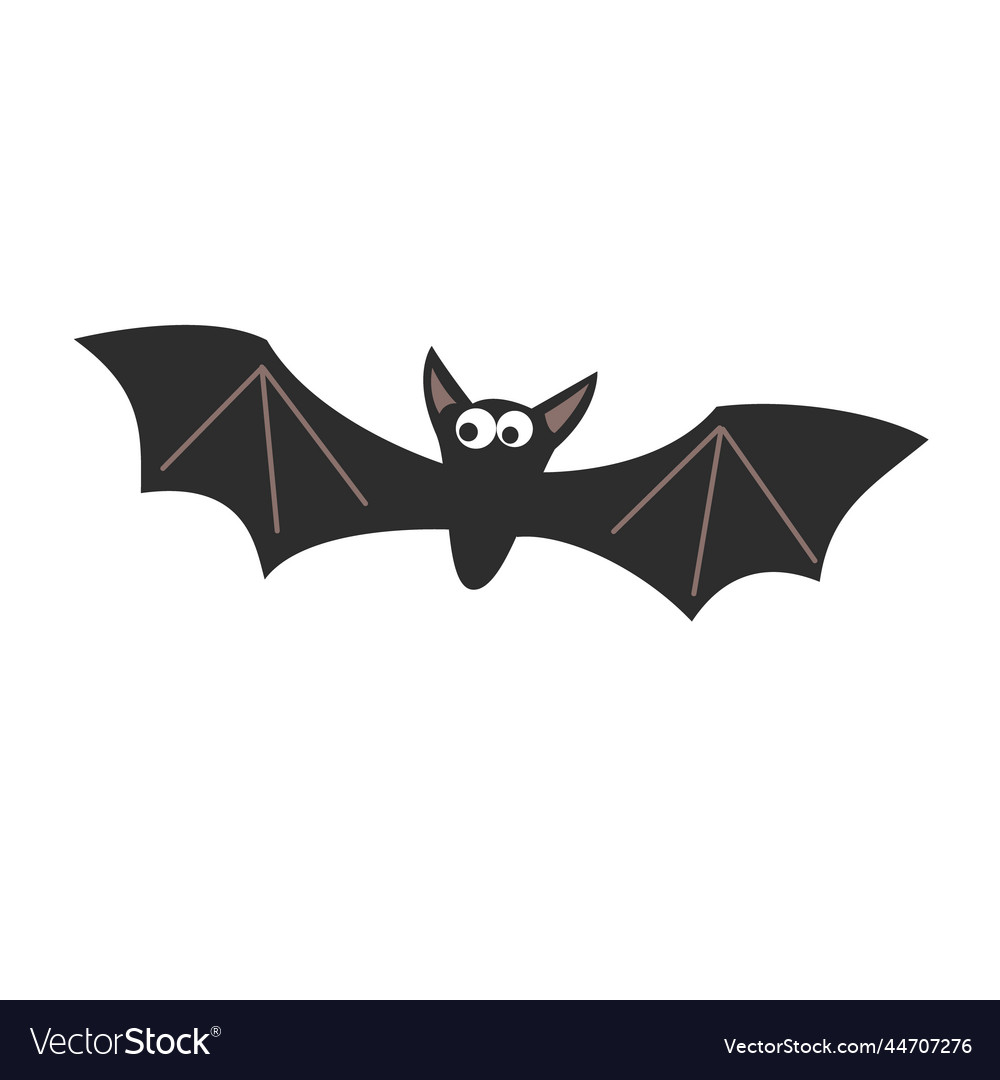 Flying bat Royalty Free Vector Image - VectorStock