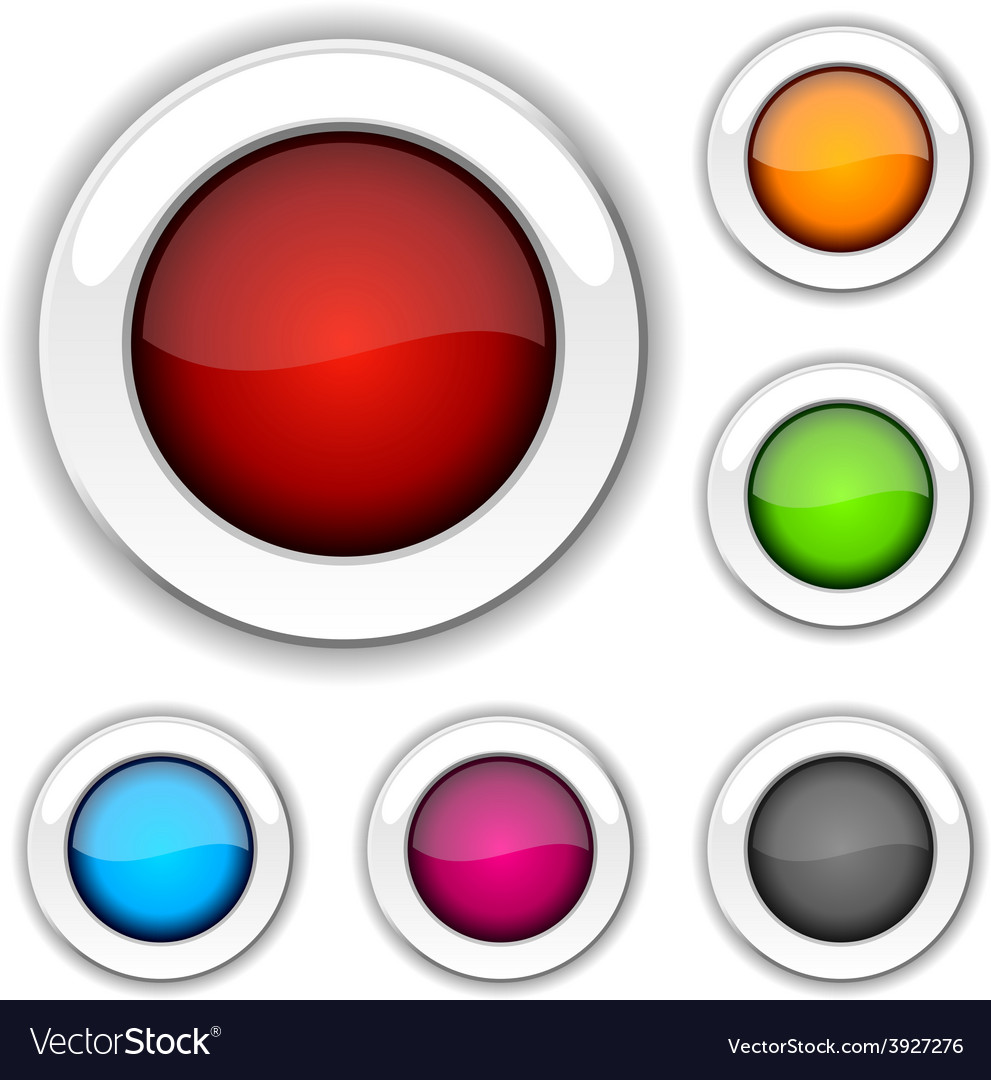 Glossy buttons