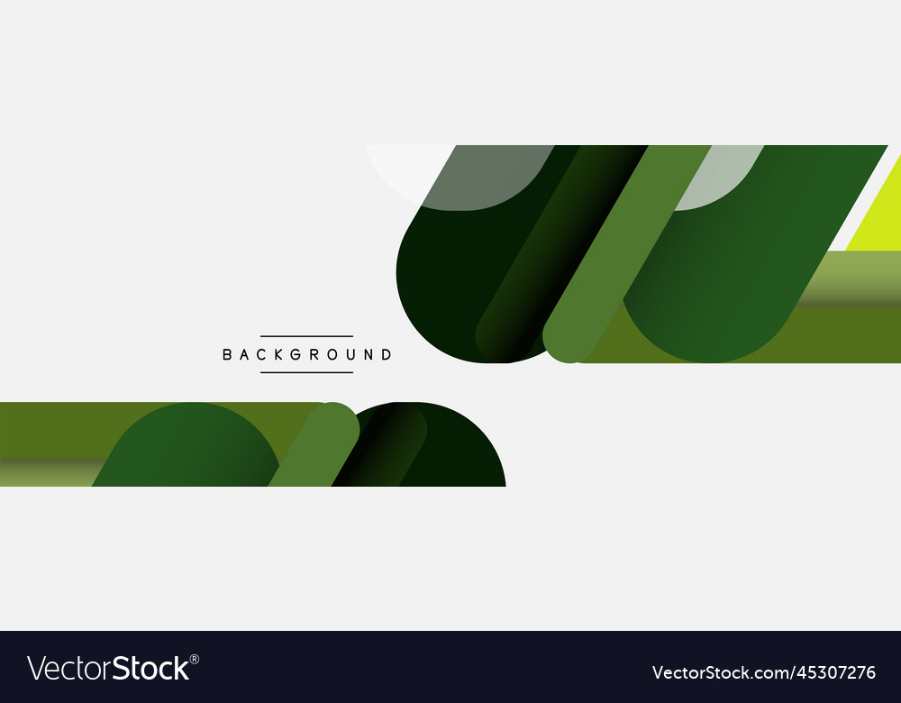 Overlapping round shapes and lines background