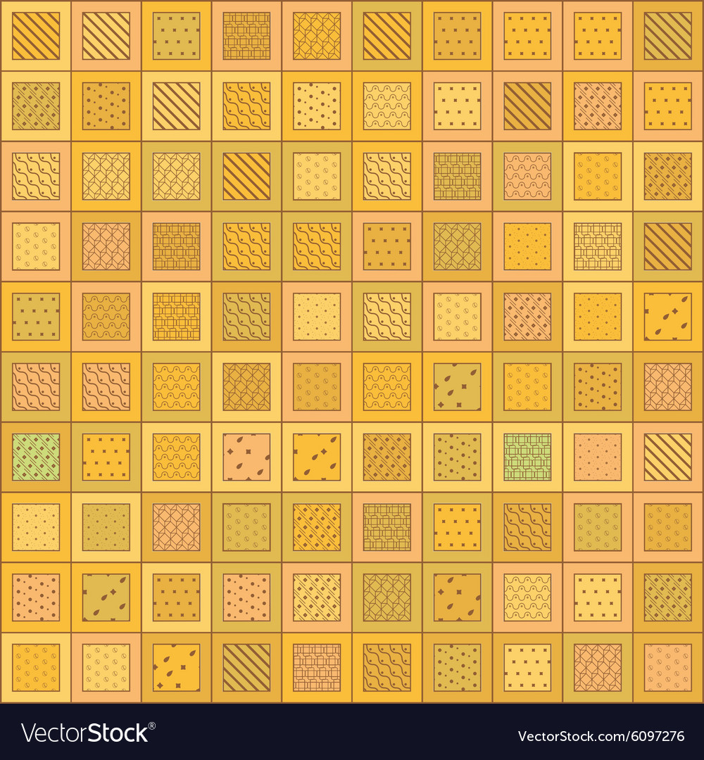 Random pattern mosaic