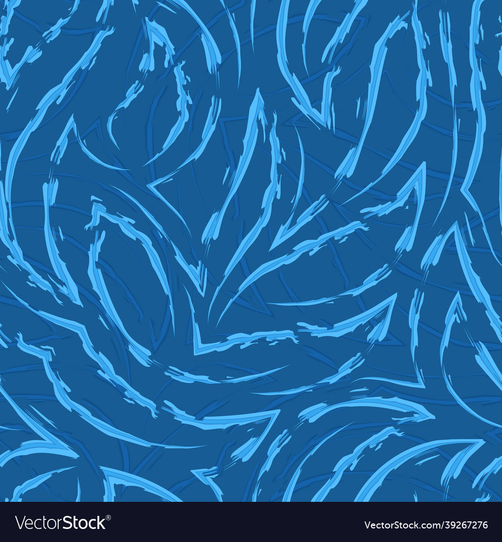 Seamless pattern in blue colors from