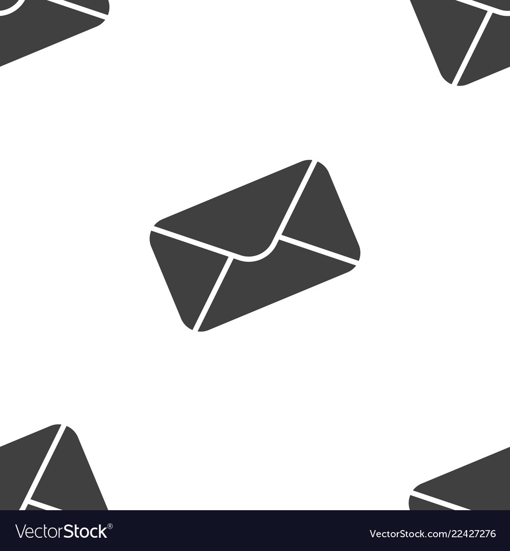 Seamless pattern with envelope