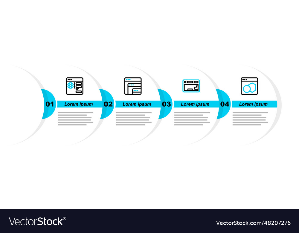Zeilensoftwaretastatur und Browsereinstellung einstellen vector image Zeilensoftwaretastatur und Browsereinstellung einstellen