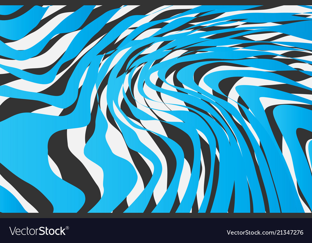 Twisted Color Lines Abstract Background