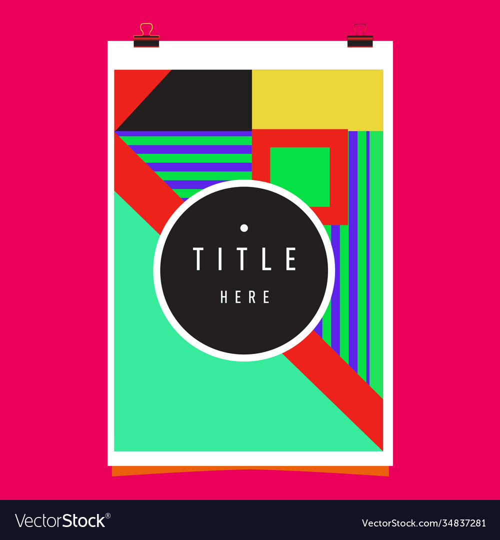 Abstract colorful geometric pattern background