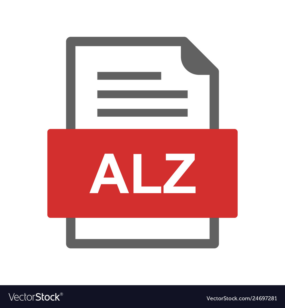 Alz file document icon