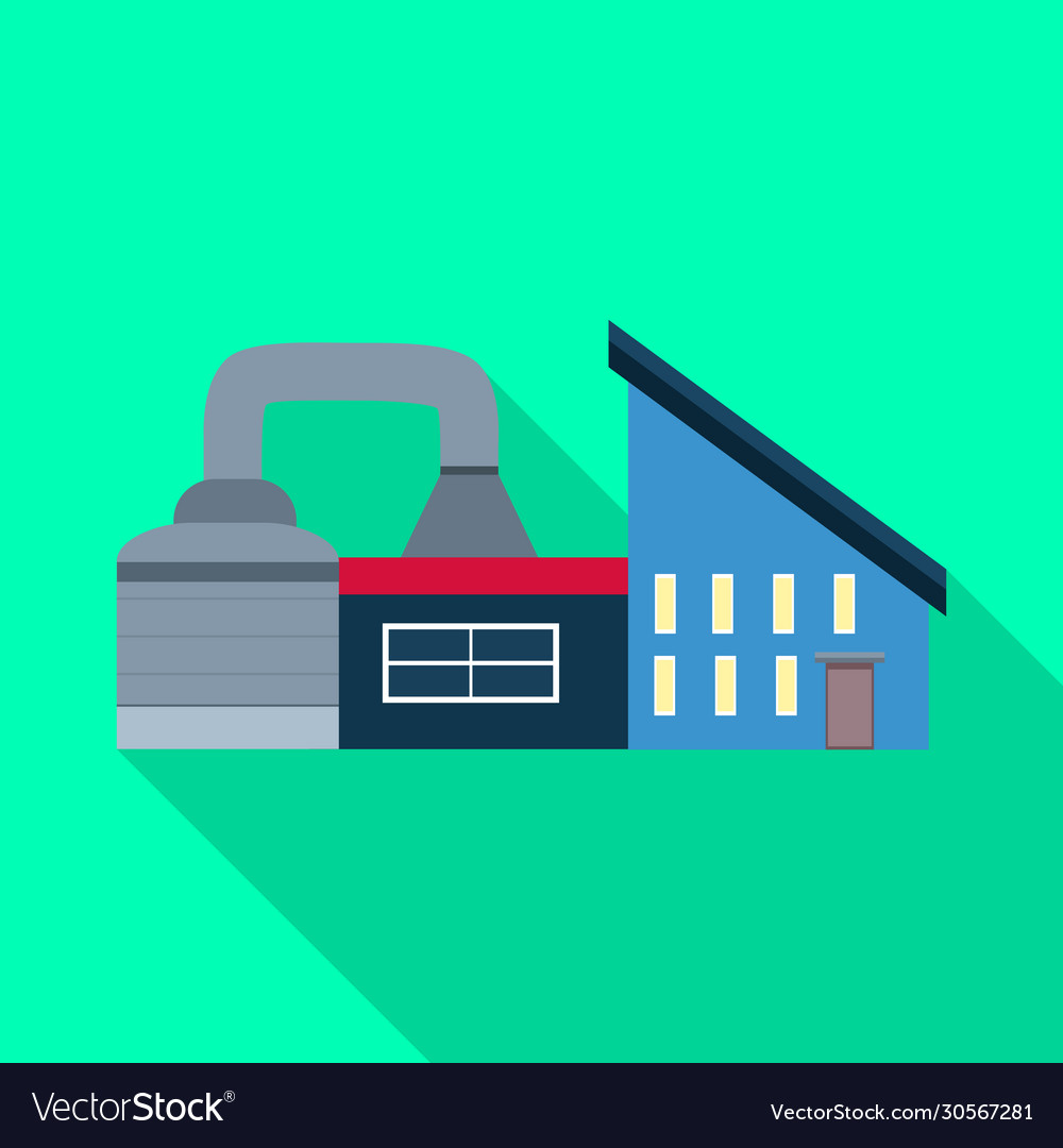 Design factory and architecture icon