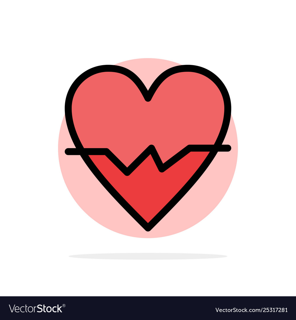 Heart love beat skin abstract circle background