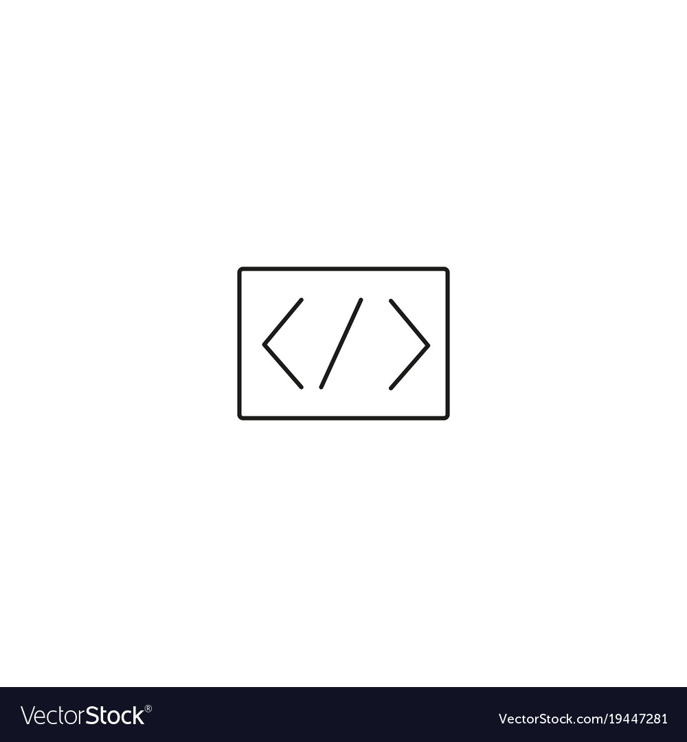 Programming code icon