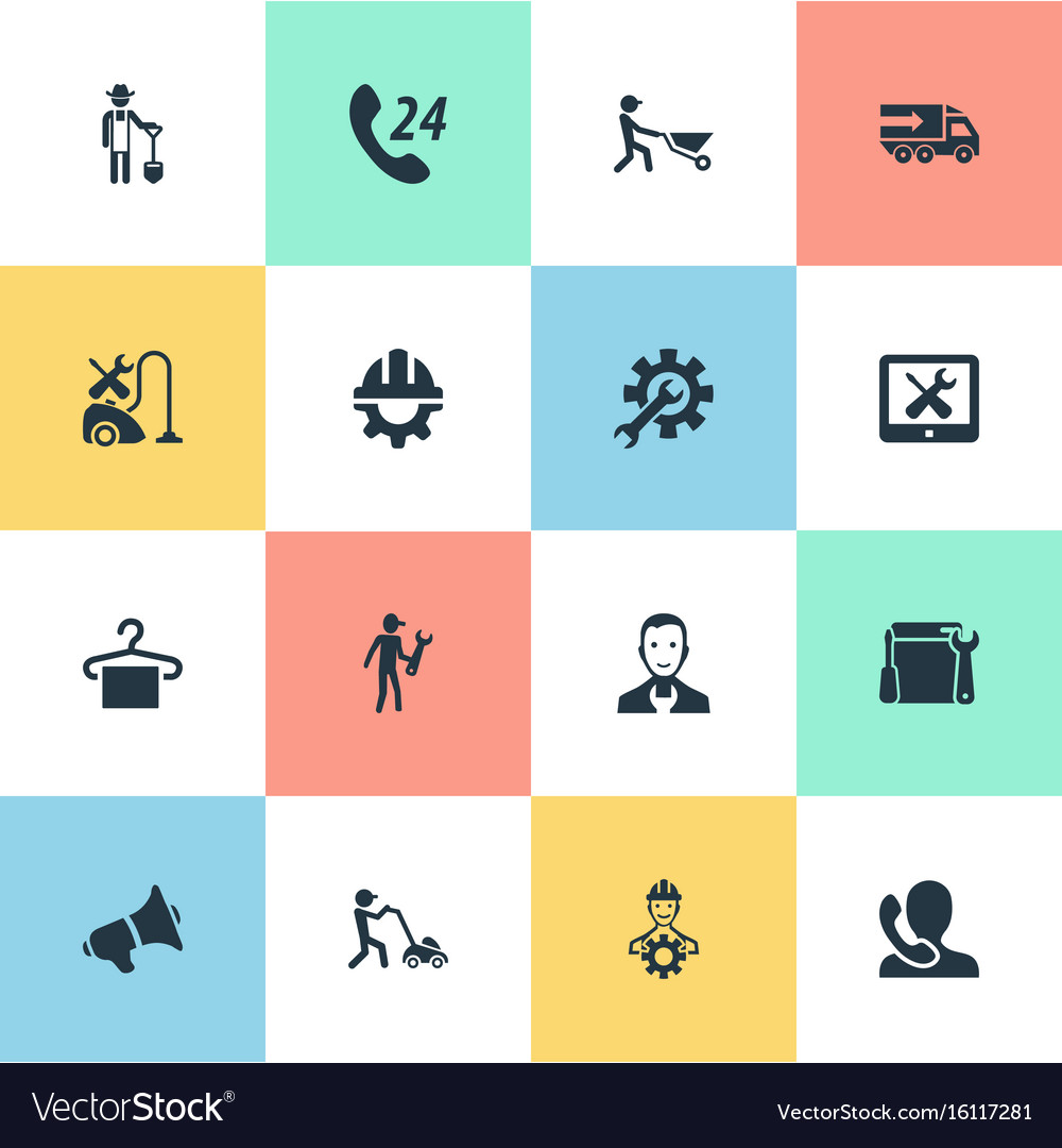 Set of simple help icons