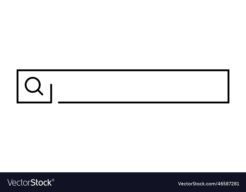 Stylish web search bar or internet engine