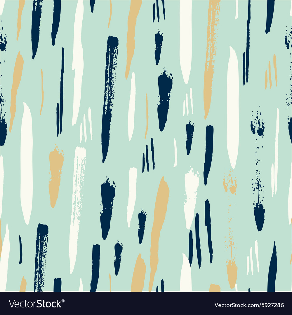 Aqua Mint Gold Scandinavian Pattern