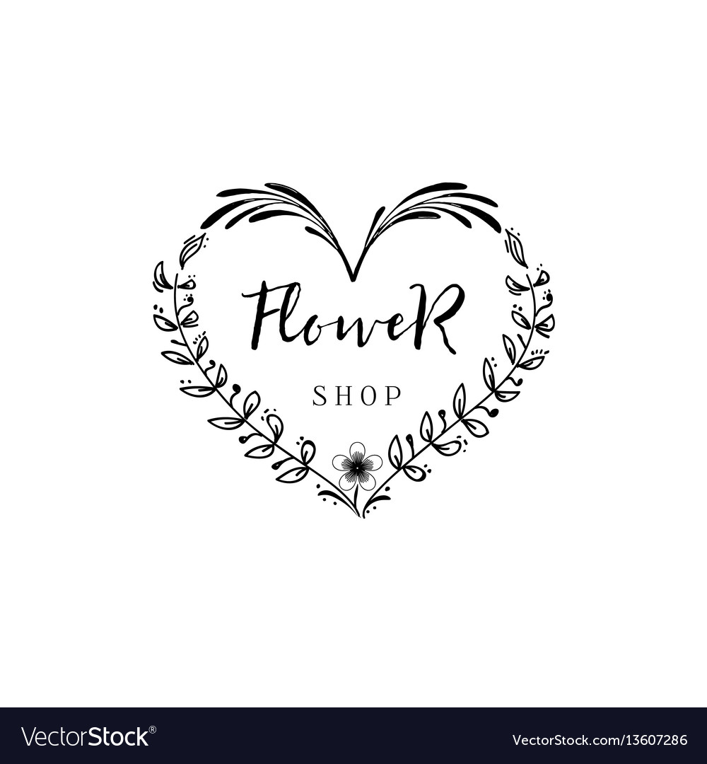 Badge for small businesses - flower shop counter