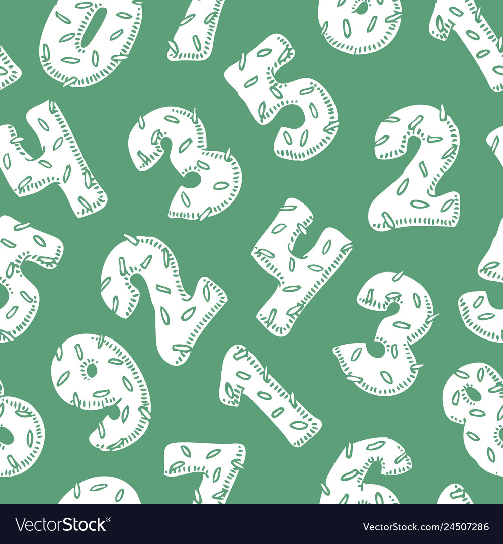 Donut Number Pattern