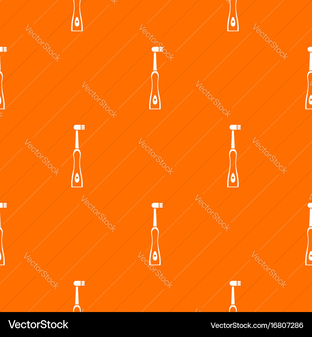 Electric toothbrush pattern seamless Royalty Free Vector