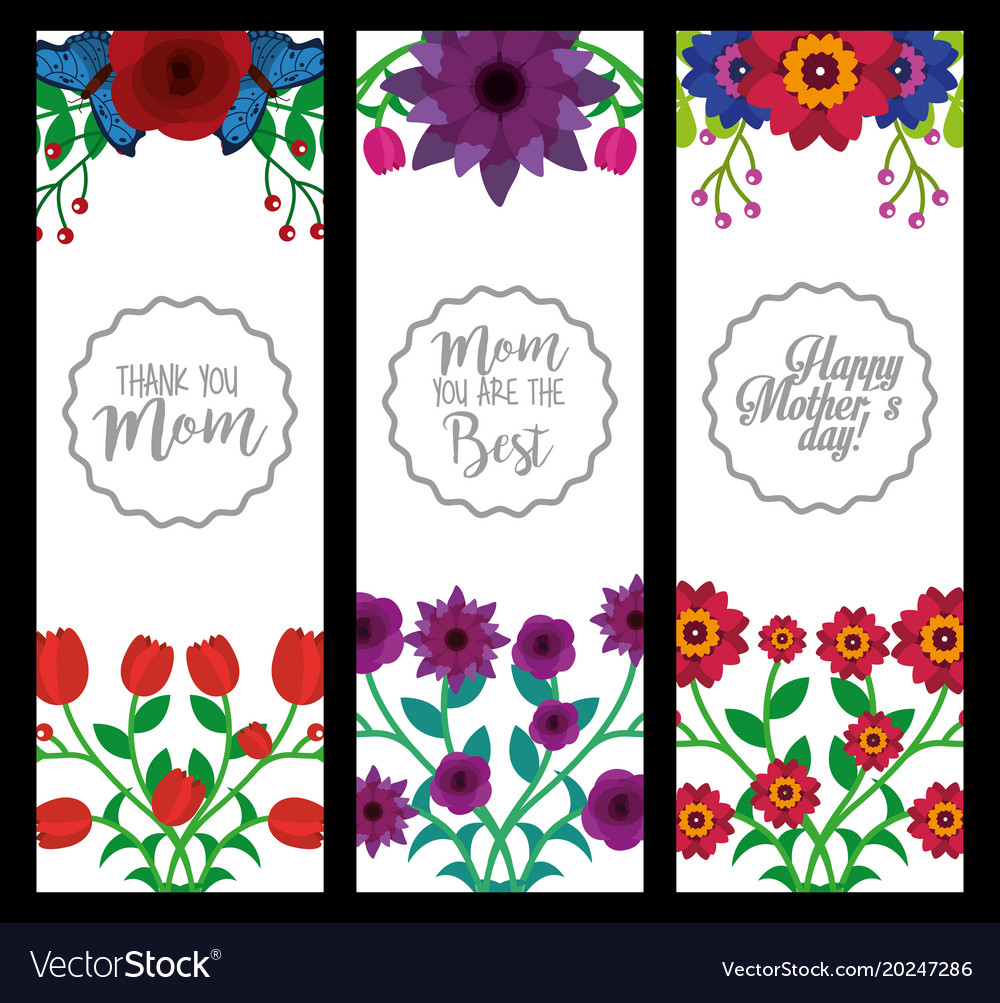 mothers day vertical banners