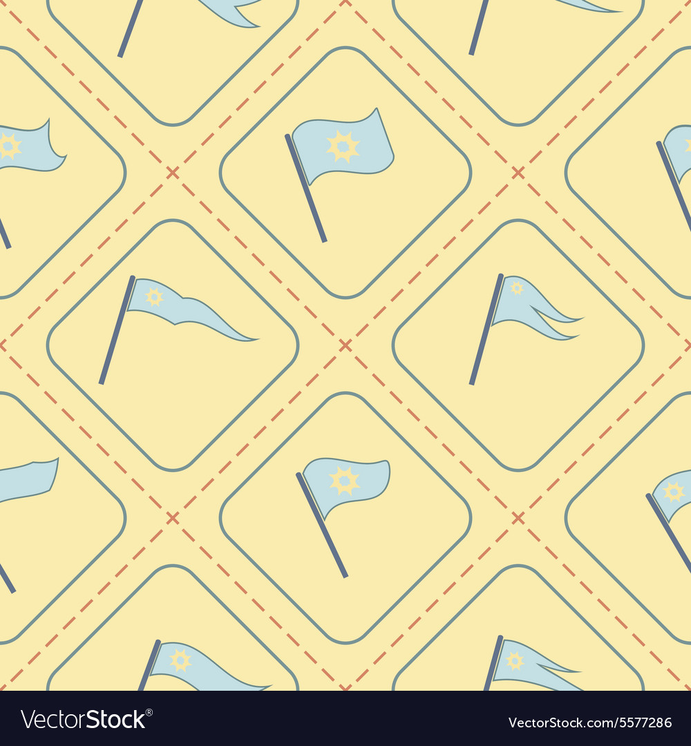 Seamless background with flags