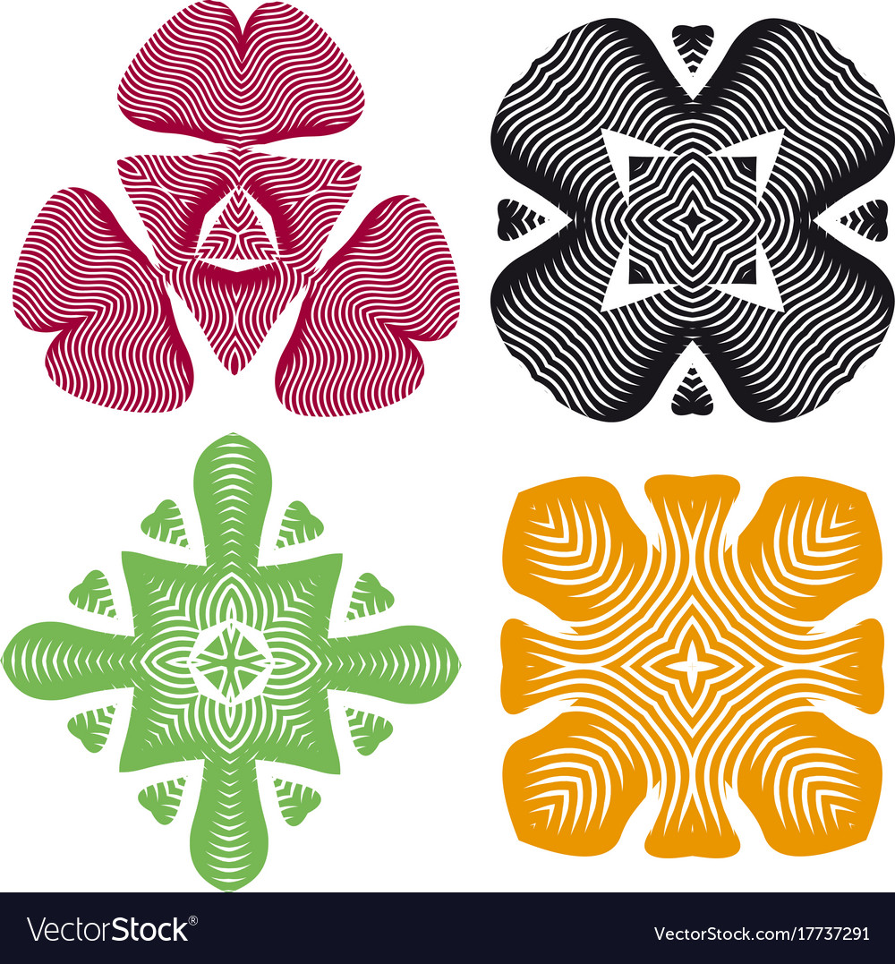 Beautiful colorful flower ornament Royalty Free Vector Image