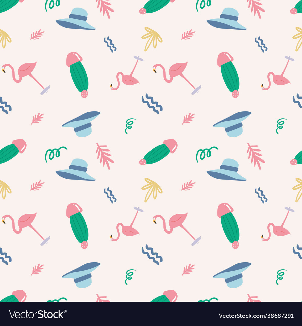 Beautiful pattern with icons and design elements