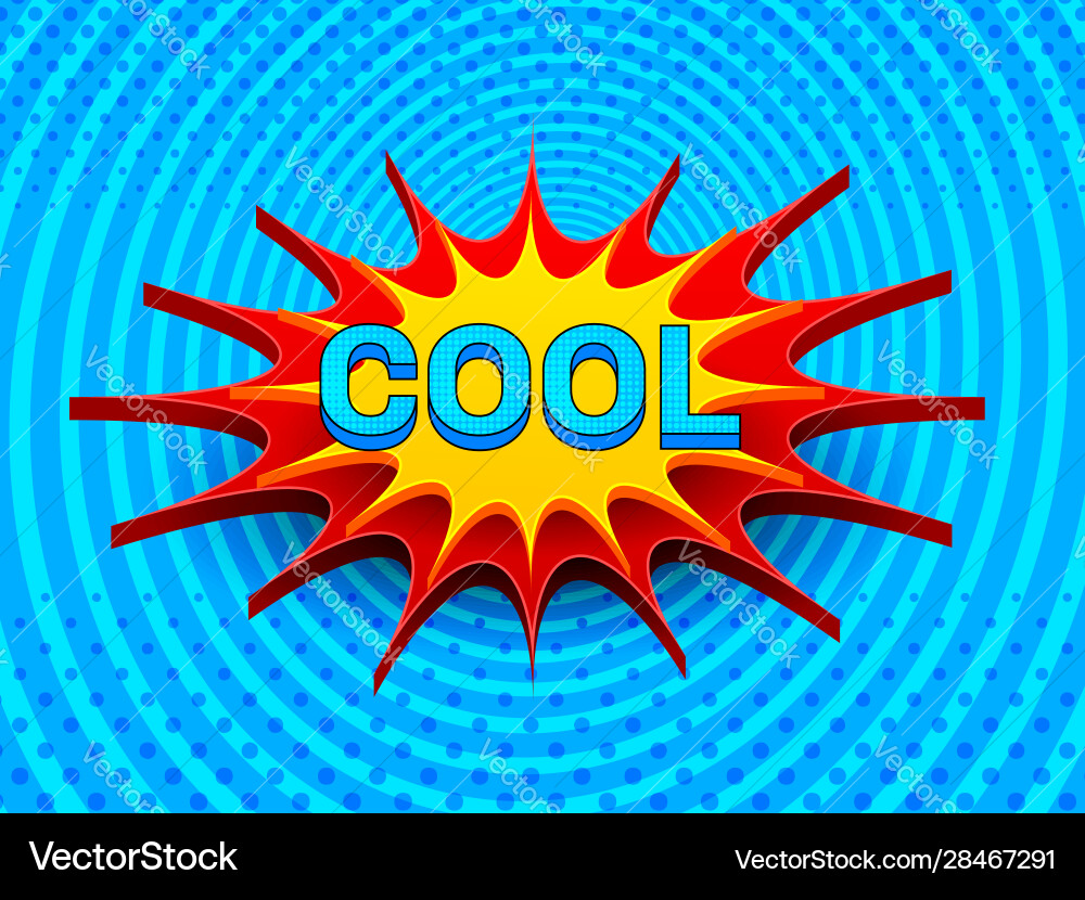 Comic page bright concept Royalty Free Vector Image