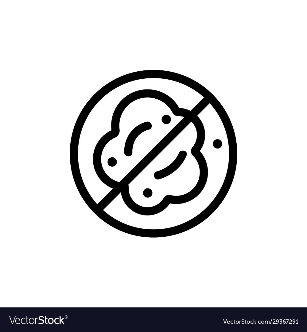 Dust Icon Isolated Contour Symbol Royalty Free Vector Image