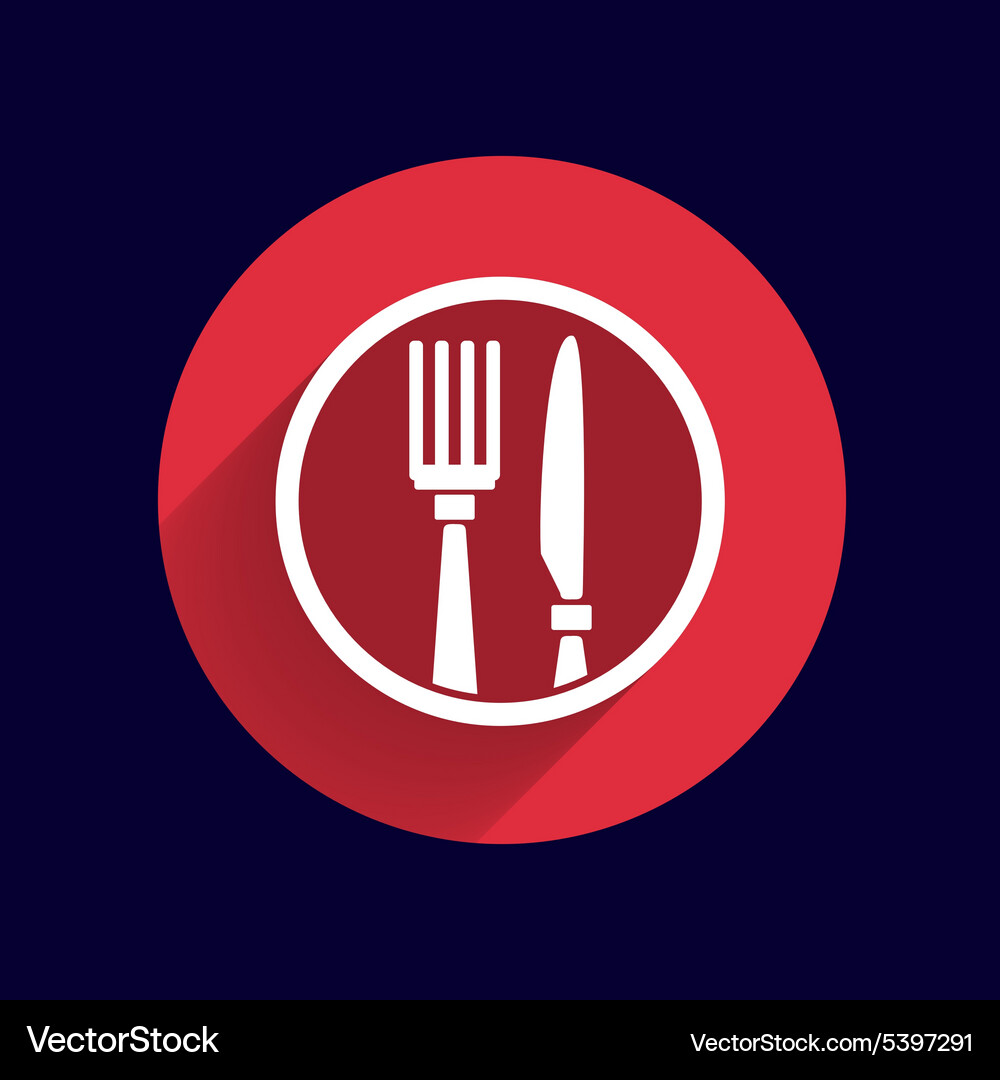 Food service logo design template cafe Royalty Free Vector