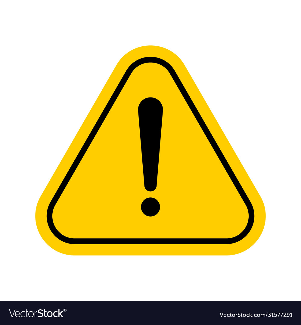 Warning Symbol Vector