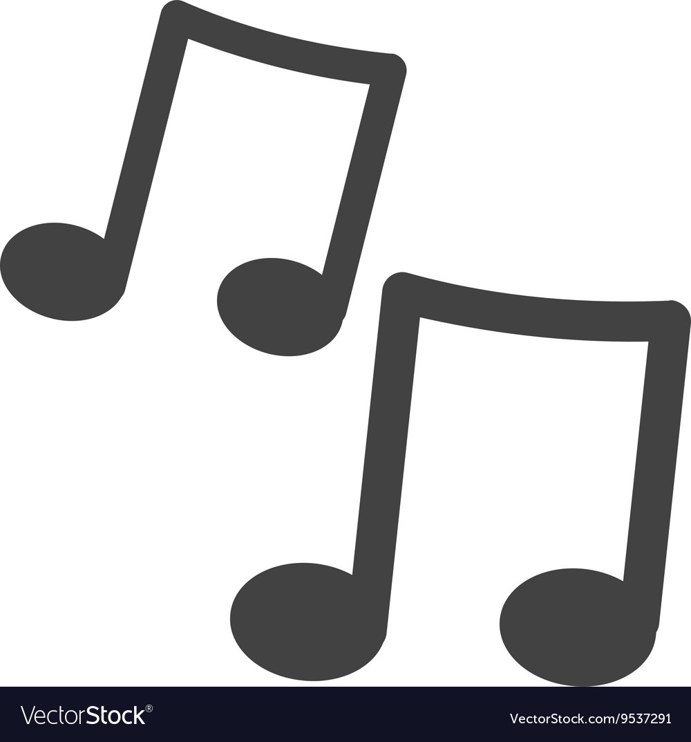 Music notes Royalty Free Vector Image - VectorStock