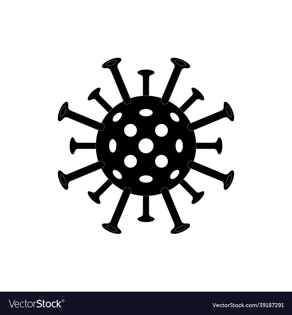 Schematic representation of coronavirus covid-19 Vector Image