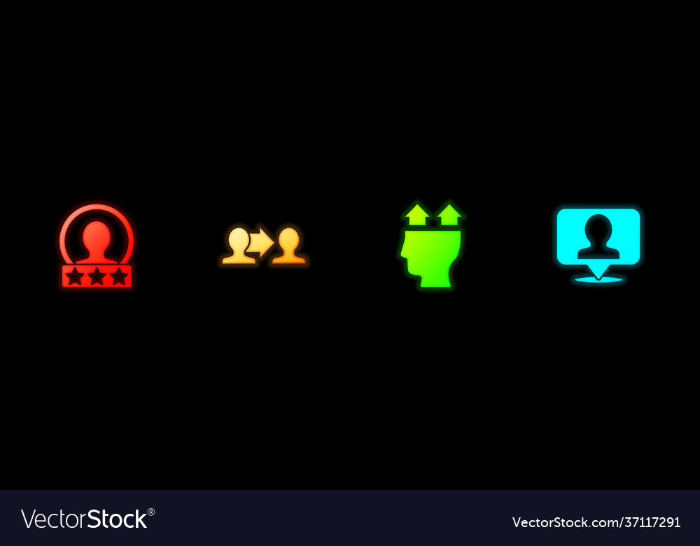 Set create account screen project team base user vector image Set create account screen project team base user