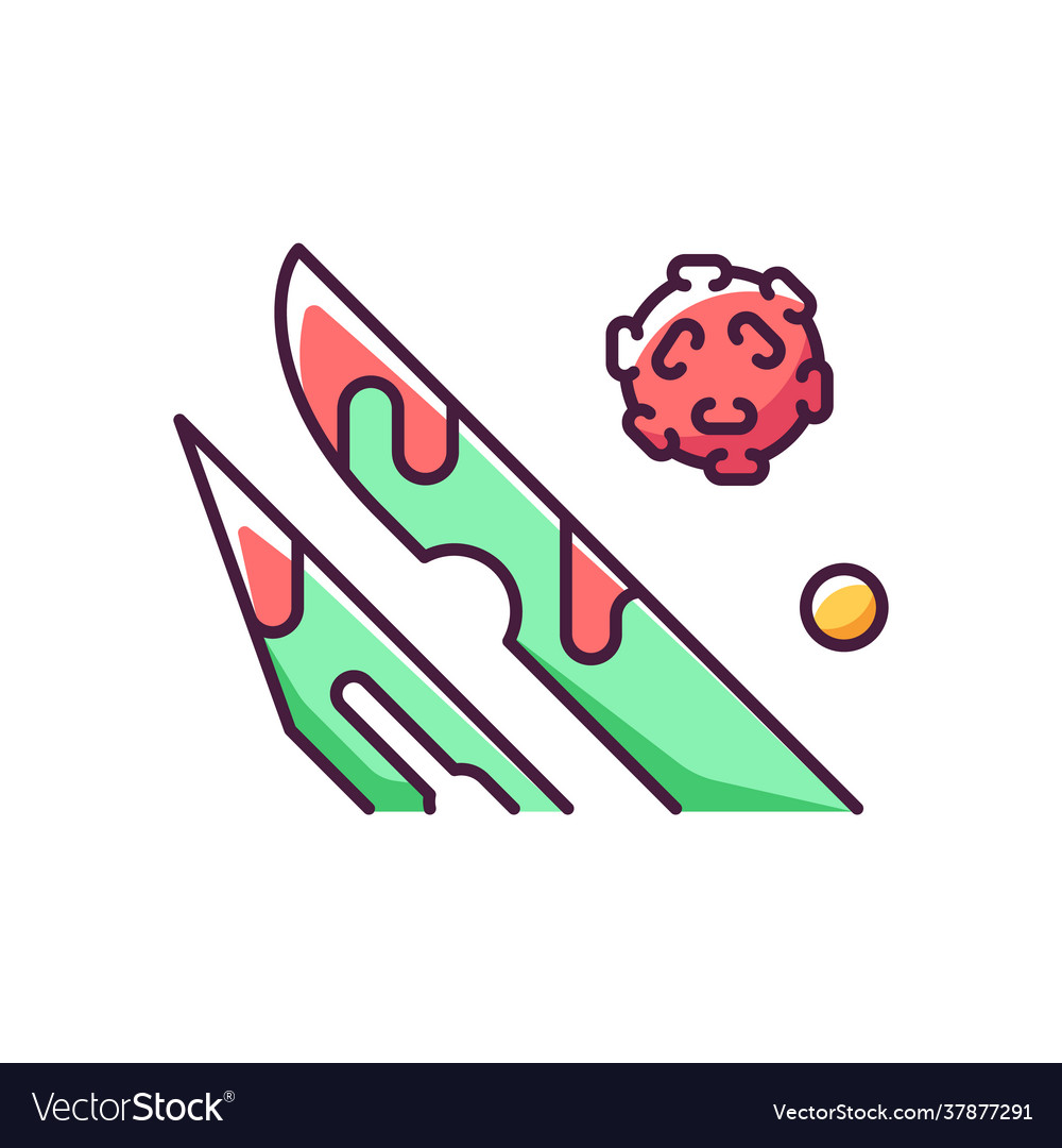 Sharps rgb color icon Vector Image Sharps rgb color icon