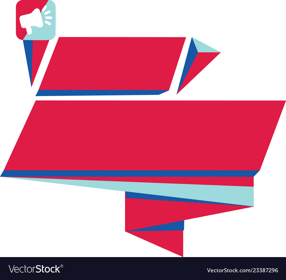 Flat design empty esp template vector image Flat design empty esp template