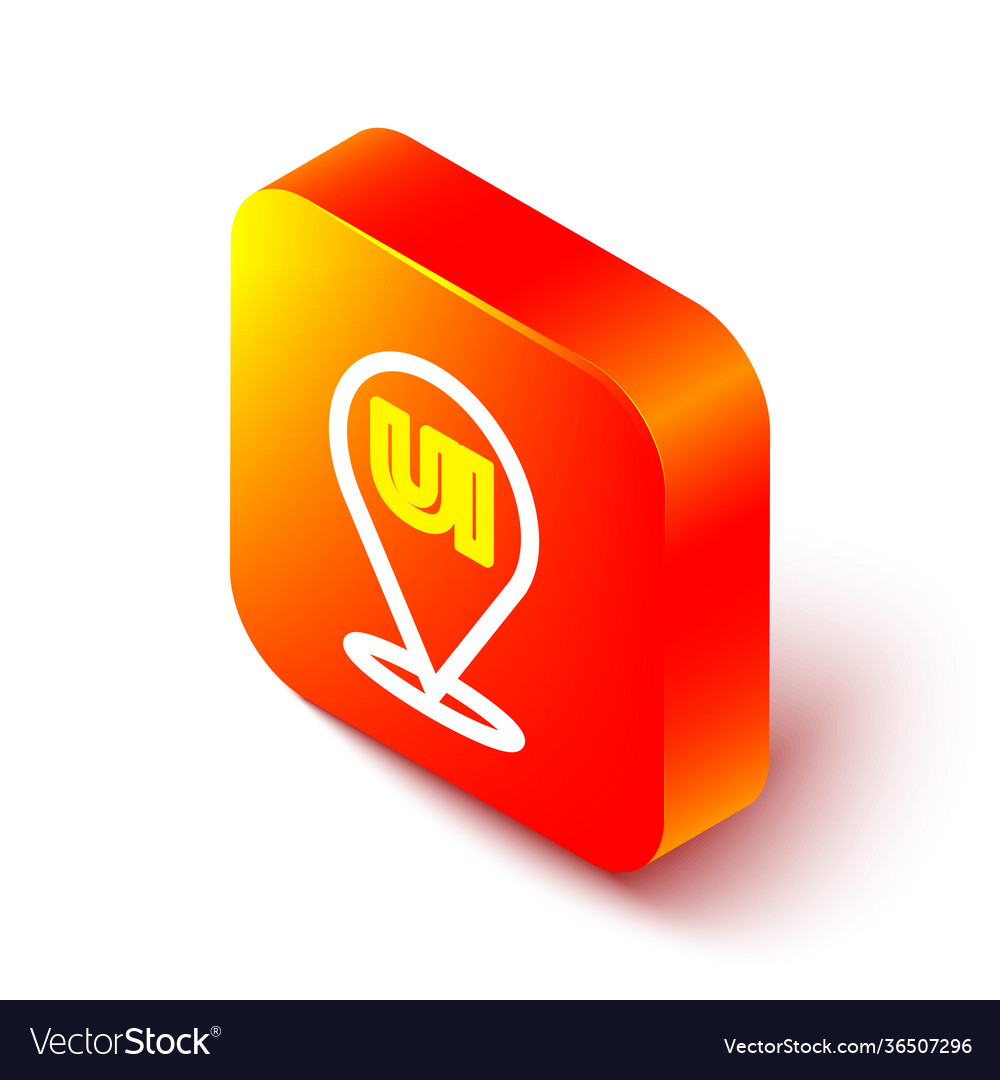 Isometric line ui or ux design icon isolated
