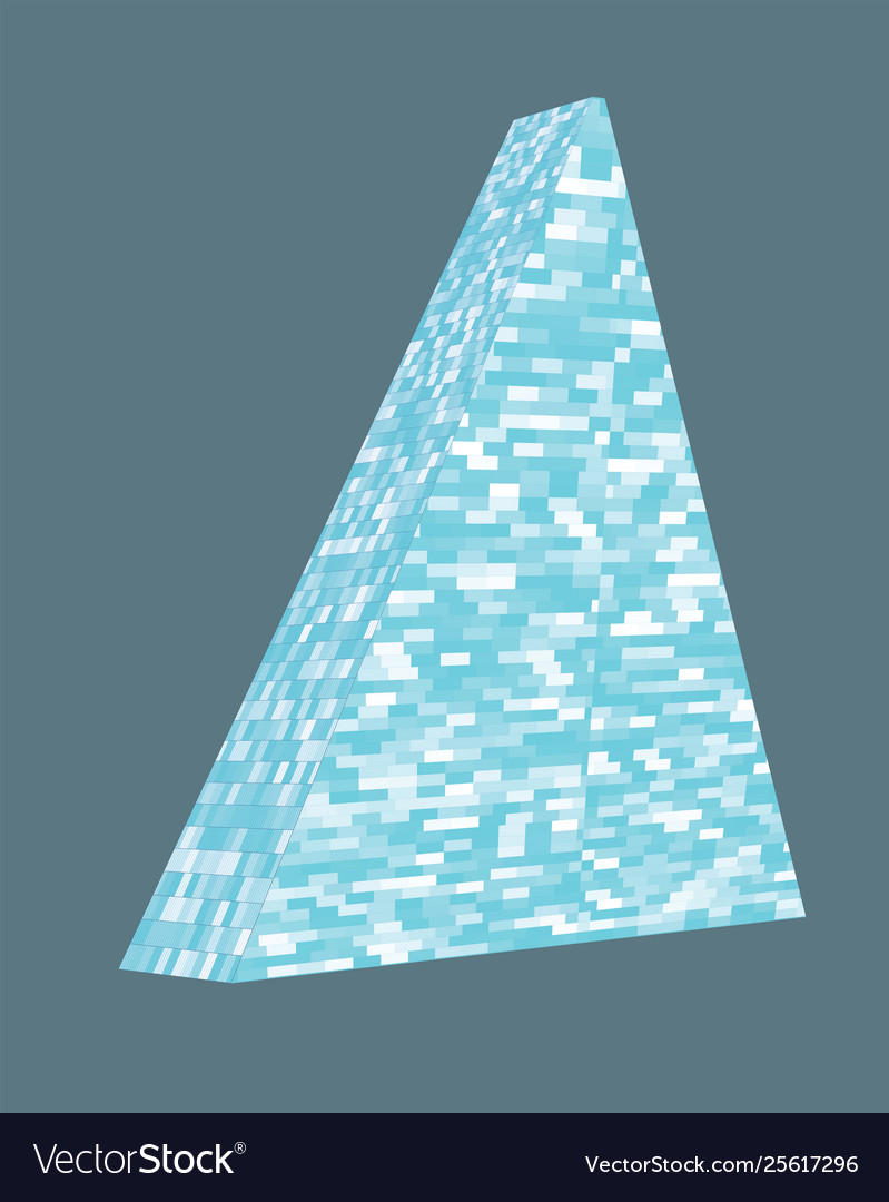Parisian triangular tower layout Vector Image Parisian triangular tower layout