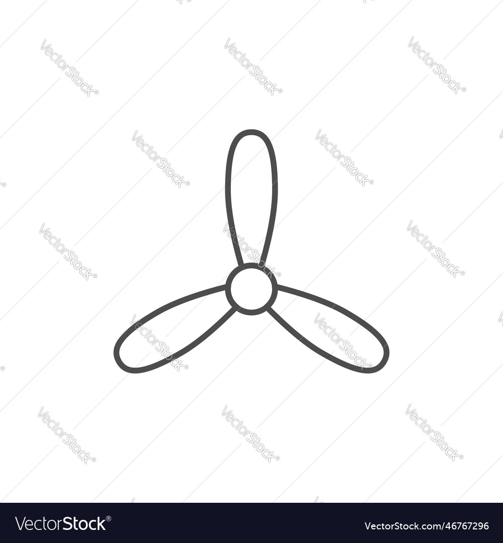 Propeller Icon - Linear Style