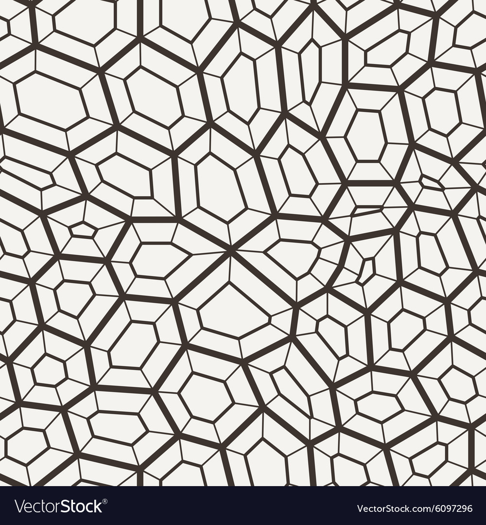 Seamless pattern in a grid polygons