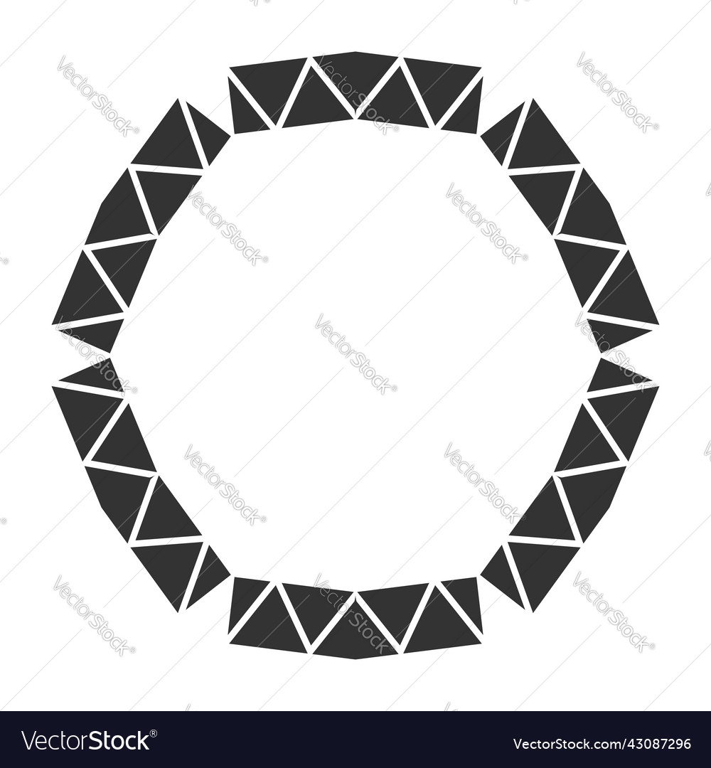 Simple motif mandala shape element circular round Vector Image Simple motif mandala shape element circular round