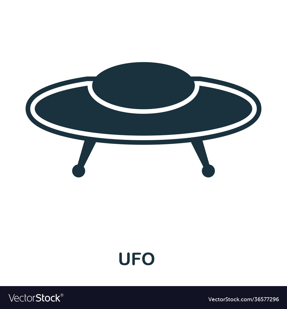Ufo icon flat style design ui