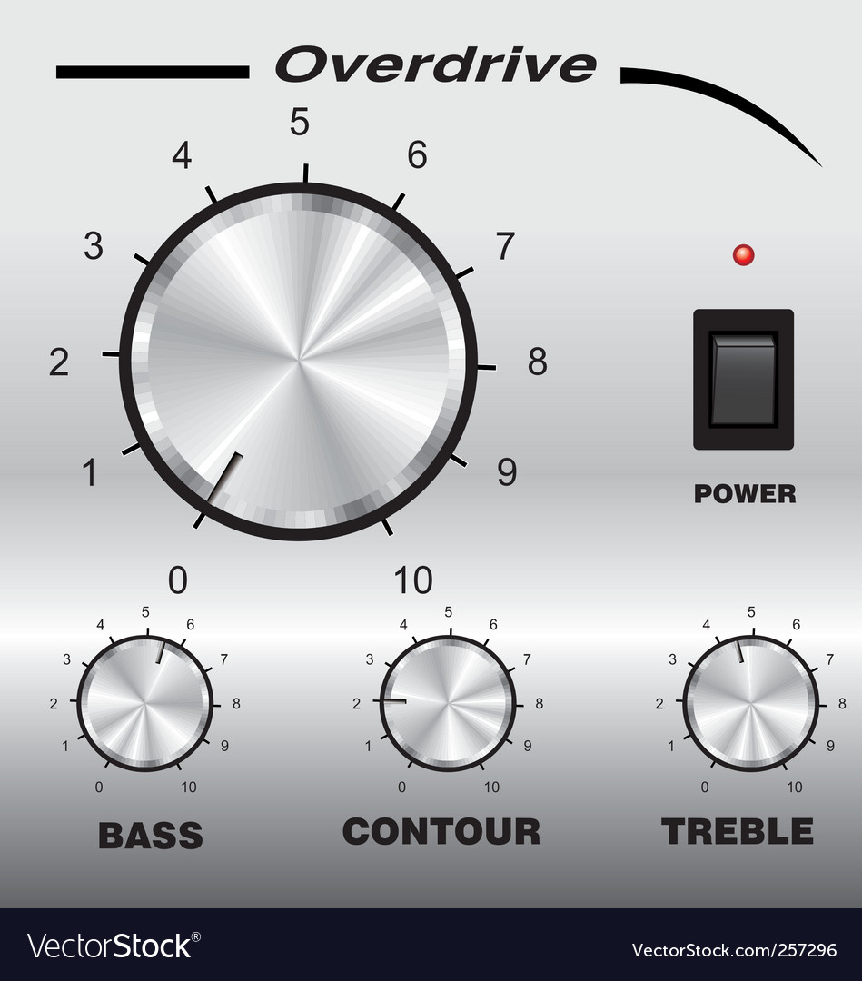 Volume knob Royalty Free Vector Image VectorStock