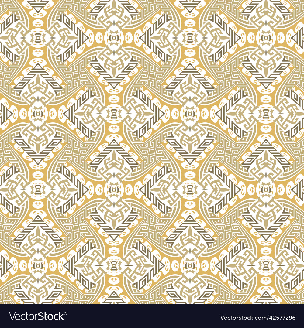 Zigzag abstract seamless pattern curved shapes vector image Zigzag abstract seamless pattern curved shapes