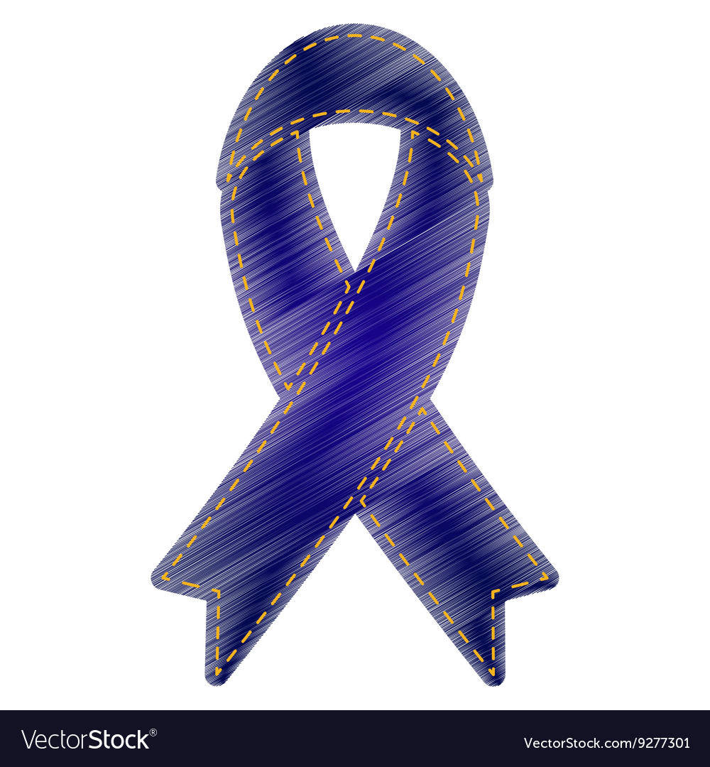 Black Awareness Ribbon Sign Royalty Free Vector Image 1643