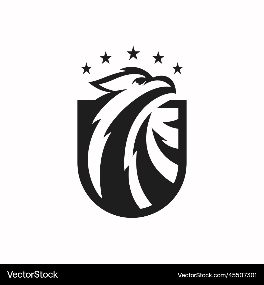 Eagle logo emblem Royalty Free Vector Image - VectorStock