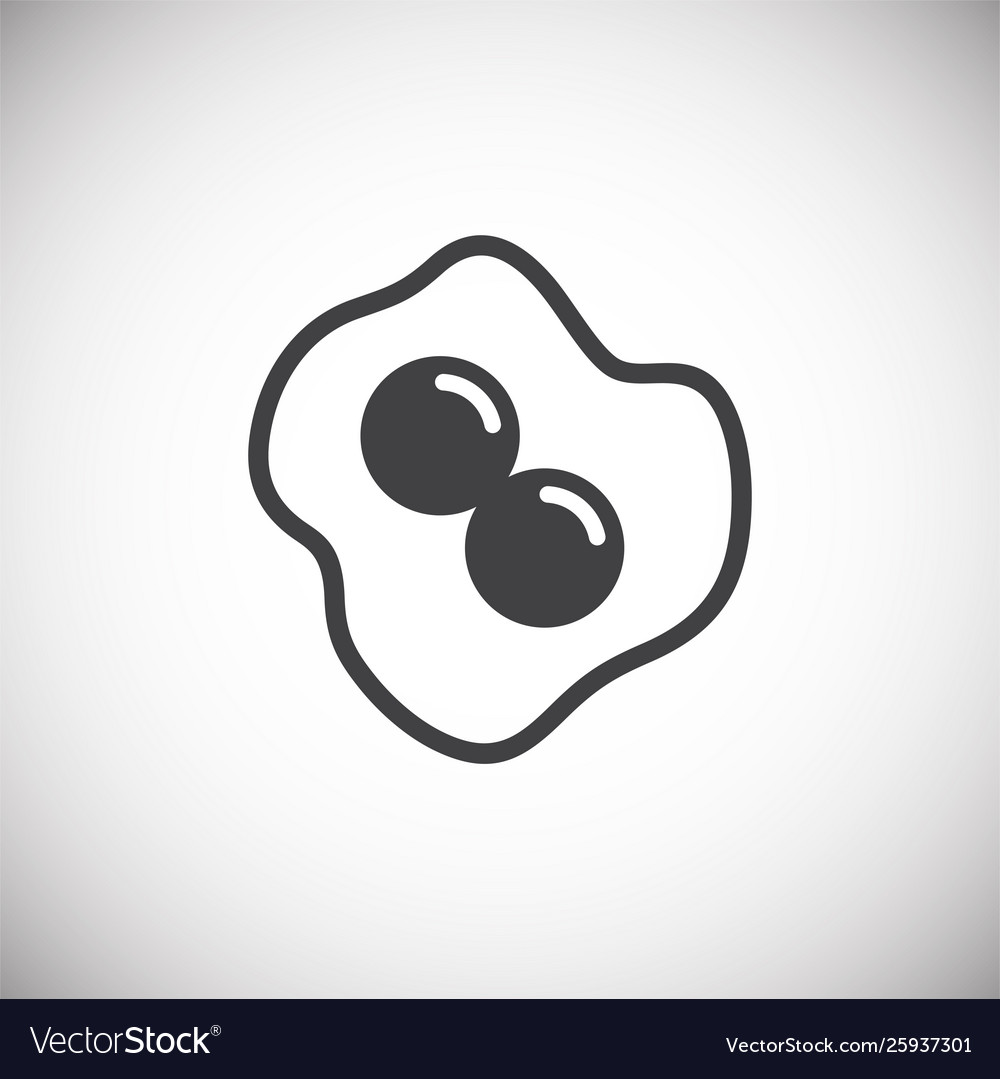 Egg related icon on background for graphic and web vector image Egg related icon on background for graphic and web