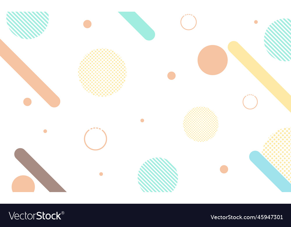 Geometric seamless pattern with polka dots