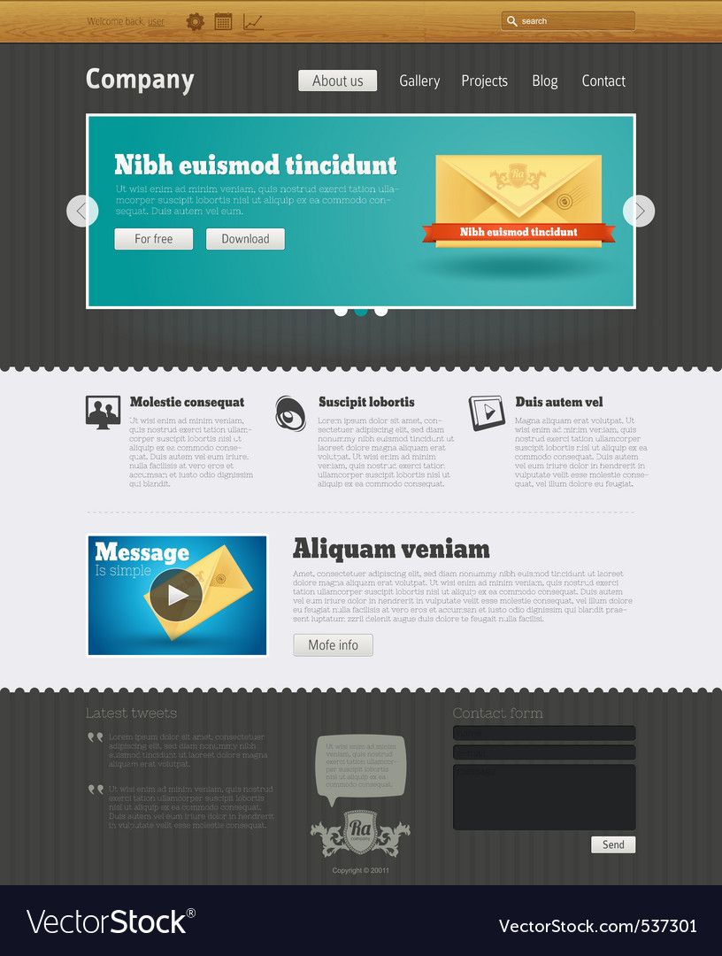 Minimalist Website Template