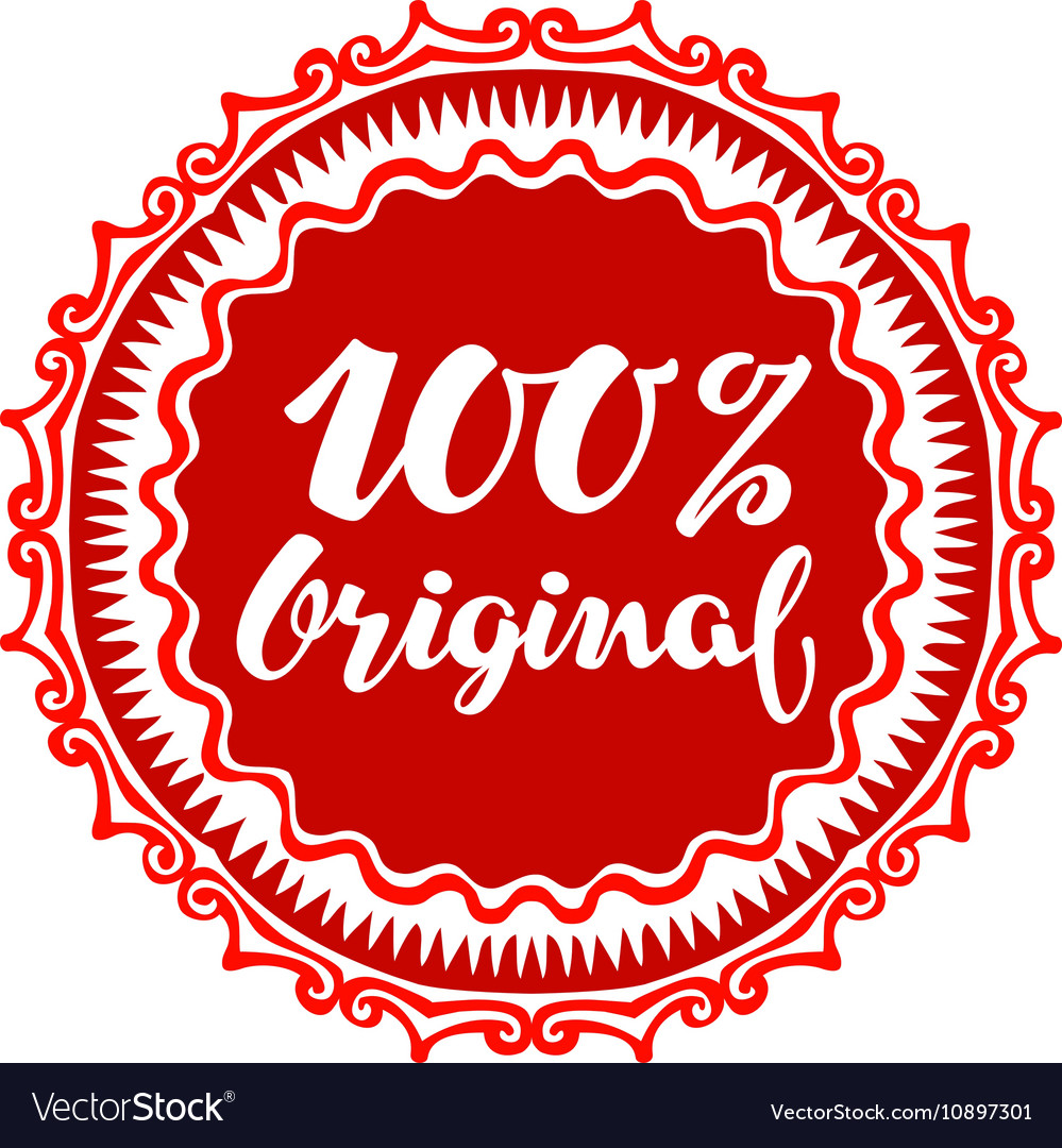 Red stamp original Royalty Free Vector Image - VectorStock