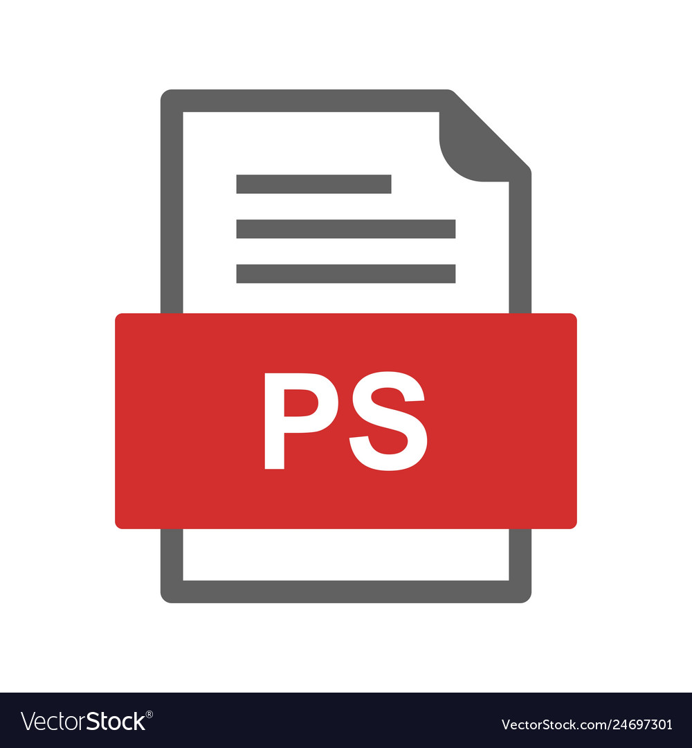Ps file document icon