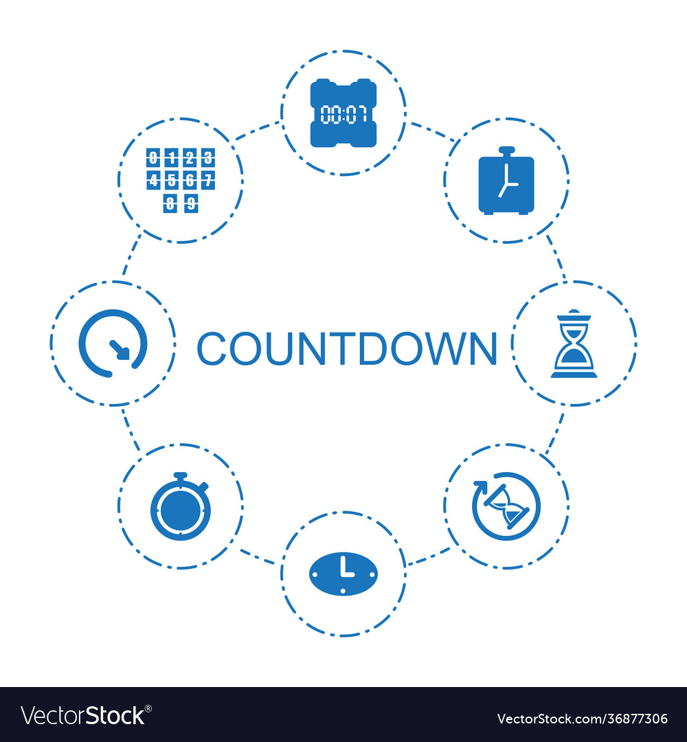 8 countdown icons