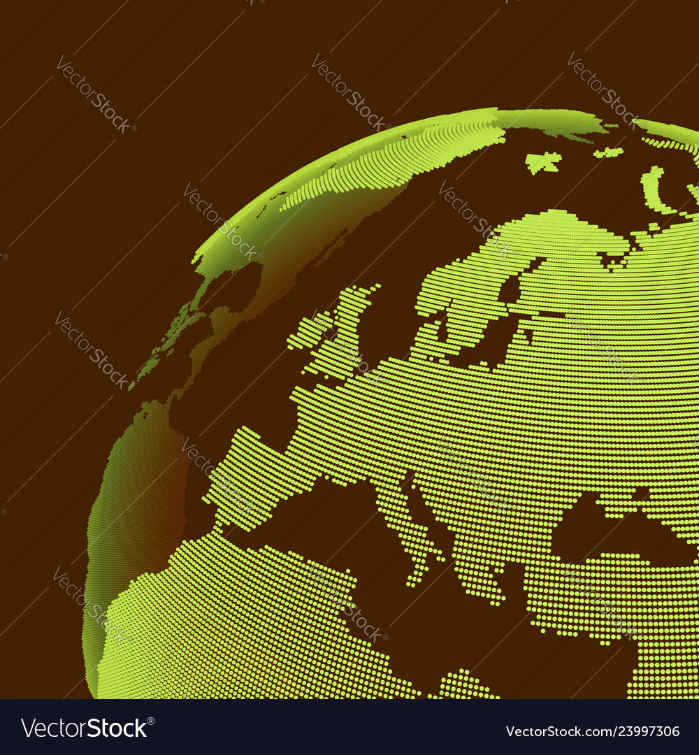 Africa and europe earth globe global business